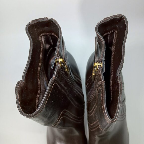 GUESS Stiletto Ankle Boots-Booties Brown Size: 9M w/Box - Picture 13 of 16